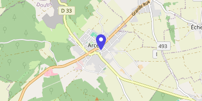 Carte OpenStreetMap — 6 rue des Lilas, Arcey
