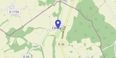 Carte OpenStreetMap — 3 rue de l'Abîme, Cérilly