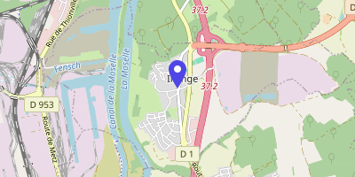 Carte OpenStreetMap — 2 rue de la Moselle, Illange