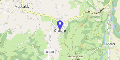 Carte OpenStreetMap — 50 chemin de la Mairie, Ordiarp
