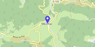 Carte OpenStreetMap — 26 place de l'Église, Mézilhac