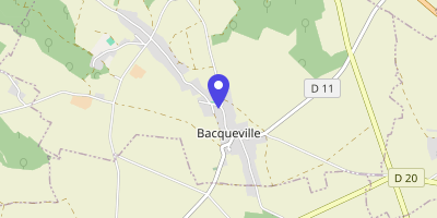 Carte OpenStreetMap — 17 bis route de Bonnemare, Bacqueville