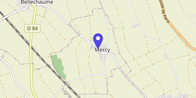 Carte OpenStreetMap — 23 rue de la Côte-Sainte-Anne, Mercy