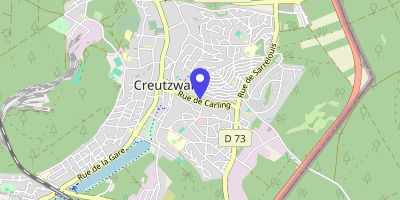 Carte OpenStreetMap — Rue de Carling, Creutzwald