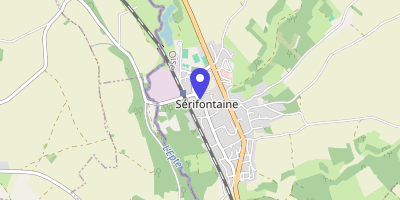 Carte OpenStreetMap — 2 rue Hacque, Sérifontaine