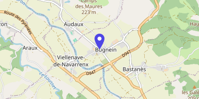 Carte OpenStreetMap — 1 rue de l'École, Bugnein
