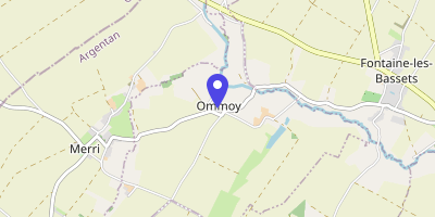 Carte OpenStreetMap — 1 rue de l'Église, Ommoy