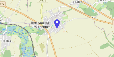 Carte OpenStreetMap — 16 rue des Écoles, Thennes