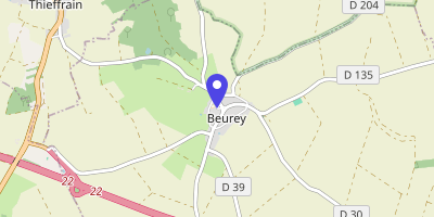 Carte OpenStreetMap — 7 place de la Mairie, Beurey