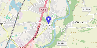 Carte OpenStreetMap — 1 esplanade Abolin, Noé