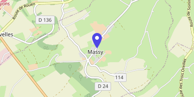 Carte OpenStreetMap — 24 route de Neufchatel, Massy