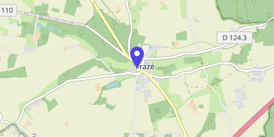 Carte OpenStreetMap — 2 place du Château, Frazé