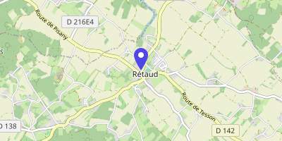 Carte OpenStreetMap — 22 rue Saint-Trojan, Rétaud