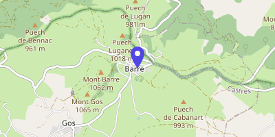 Carte OpenStreetMap — 95 route de Camarès, Barre