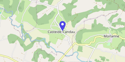 Carte OpenStreetMap — 25 route des Pyrénées, Casteide-Candau
