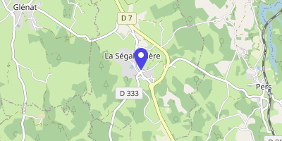 Carte OpenStreetMap — 15 Rue des Sources, La Ségalassière
