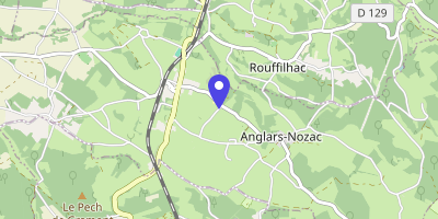 Carte OpenStreetMap — Anglars-Nozac