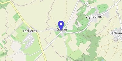Carte OpenStreetMap — 2 place Saint-Quentin, Saffais