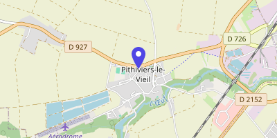 Carte OpenStreetMap — 1 allée de la Mairie, Pithiviers-le-Vieil