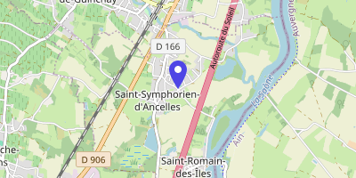 Carte OpenStreetMap — 371 rue des Chalandons, Saint-Symphorien-d'Ancelles