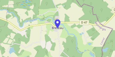 Carte OpenStreetMap — 1 rue de Champoulet, Breteau