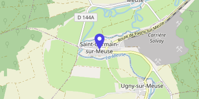 Carte OpenStreetMap — 21 rue Traverse, Saint-Germain-sur-Meuse