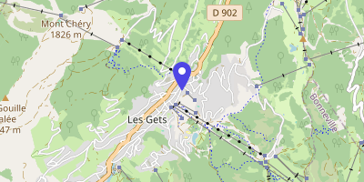 Carte OpenStreetMap — 61 route du Front-de-Neige, Les Gets