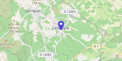 Carte OpenStreetMap — 15 avenue de Garrigues, Campagne