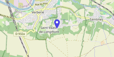 Carte OpenStreetMap — 30 rue d'En-Haut, Saint-Vaast-de-Longmont