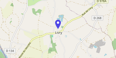 Carte OpenStreetMap — Le Bourg, Livry