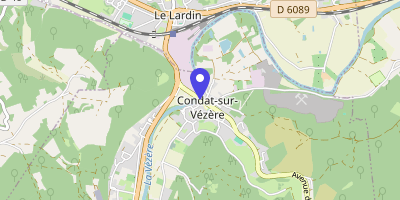 Carte OpenStreetMap — 4 avenue de Coly, Condat-sur-Vézère