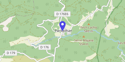 Carte OpenStreetMap — 1 route de Rieussec, Pardailhan