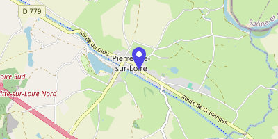 Carte OpenStreetMap — 12 route de Coulanges, Pierrefitte-sur-Loire