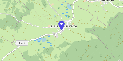 Carte OpenStreetMap — 15 rue d'Arsurette, Arsure-Arsurette