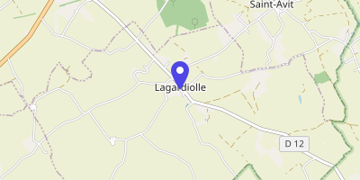 Carte OpenStreetMap — 7 rue Saint-Martin, Lagardiolle