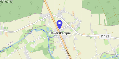 Carte OpenStreetMap — 75 rue du Bellot, Haverskerque