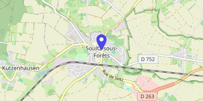 Carte OpenStreetMap — 2 rue des Barons-de-Fleckenstein, Soultz-sous-Forêts