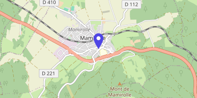 Carte OpenStreetMap — 2 bis rue de l'École, Mamirolle