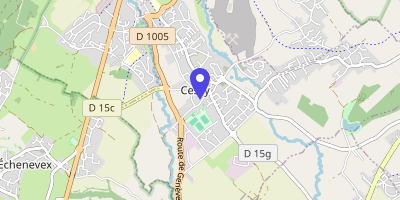Carte OpenStreetMap — 350 rue de la Mairie, Cessy