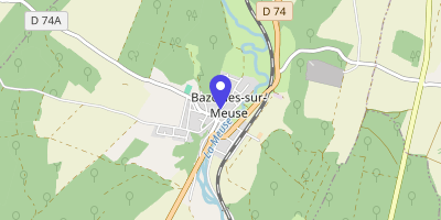 Carte OpenStreetMap — 6 rue du Château, Bazoilles-sur-Meuse