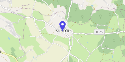 Carte OpenStreetMap — 17 rue de l'église, Saint-Cirq
