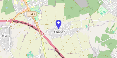 Carte OpenStreetMap — Place de la Mairie, Chapet