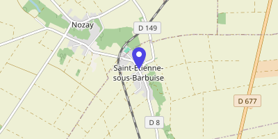 Carte OpenStreetMap — 11 rue de la Libération, Saint-Étienne-sous-Barbuise