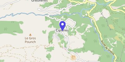 Carte OpenStreetMap — 1 place La-Place, Cipières