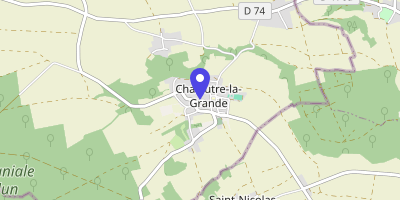 Carte OpenStreetMap — 5 rue Beauregard, Chalautre-la-Grande