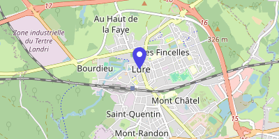 Carte OpenStreetMap — 2 rue de la Font, Lure