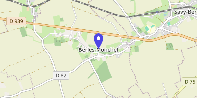 Carte OpenStreetMap — 2 rue Jules-de-Bonnevallet, Berles-Monchel