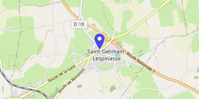 Carte OpenStreetMap — 30 rue de l'Oranger, Saint-Germain-Lespinasse