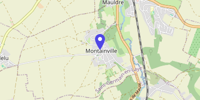 Carte OpenStreetMap — Place de la Mairie, Montainville