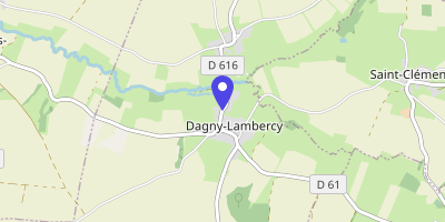 Carte OpenStreetMap — 2 rue Verdun, Dagny-Lambercy